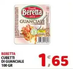 Mio Market Beretta cubetti di guanciale offerta