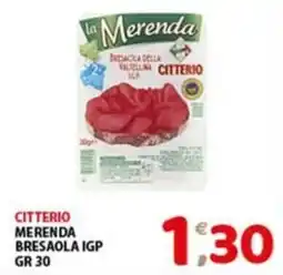 Mio Market Citterio Merenda Bresaola IGP offerta