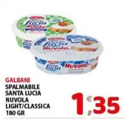 Mio Market Galbani spalmabile santa lucia nuvola light/classica offerta