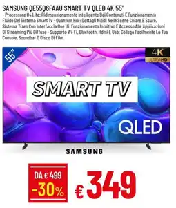 IperFamila Samsung QLED 4K 55" offerta