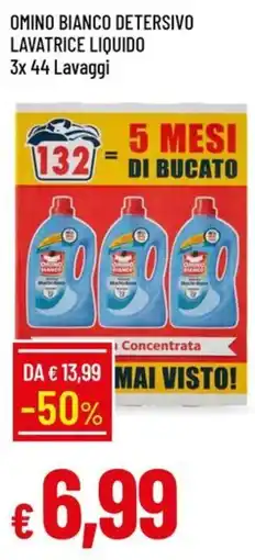 IperFamila Omino bianco detersivo lavatrice liquido offerta