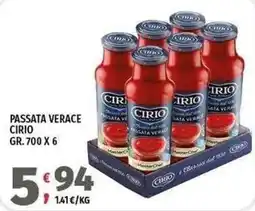 Vivo Supermercati Passata verace Cirio offerta