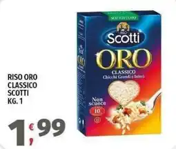 Vivo Supermercati Riso oro classico Scotti offerta