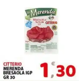 Premium Supermercati Merenda bresaola IGP offerta
