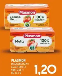 Gran Risparmio Plasmon omogeneizzati alla frutta offerta