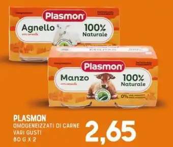 Plasmon omogeneizzati di carne vari gusti