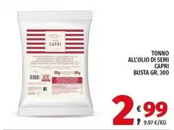 Vivo Supermercati Tonno all'olio di semi Capri offerta