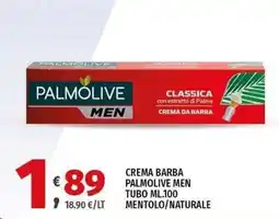 Vivo Supermercati Crema barba Palmolive Men offerta