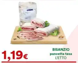 Supermercati Pasquale Prisco Bisanzio pancetta tesa offerta