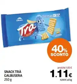 Superconti Snack Trà Galbusera offerta