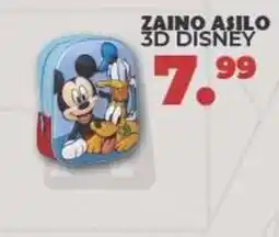 Amashop Zaino Asilo 3D Disney offerta