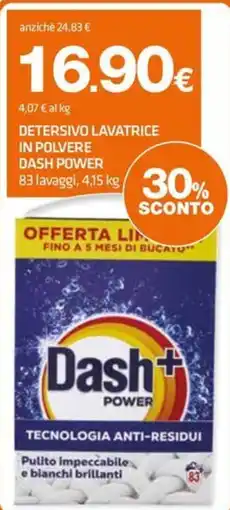 Superconti Detersivo lavatrice in polvere Dash Power offerta