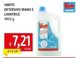 IperFamila Vanto Detersivo Mano e Lavatrice offerta