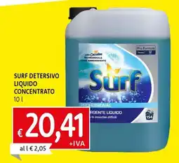IperFamila Surf detersivo liquido concentrato offerta