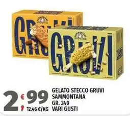 Vivo Supermercati Gelato stecco gruvi sammontana offerta