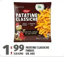 Vivo Supermercati Patatine classiche Findus offerta