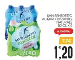 SpesAmica San Benedetto acqua frizzante naturale offerta