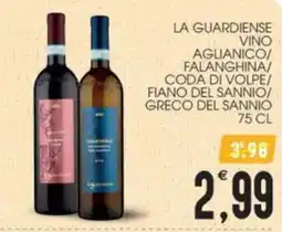 SpesAmica La Guardiense Vino offerta
