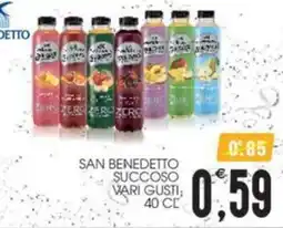 SpesAmica San Benedetto Succoso vari gusti offerta