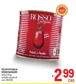 Metro Pelati di Puglia Rosso Gargano offerta