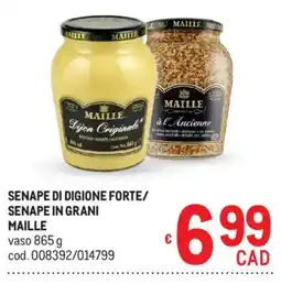 Metro Senape di Digione forte / senape in grani Maille offerta