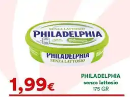 Supermercati Pasquale Prisco Philadelphia senza lattosio offerta