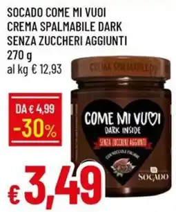 IperFamila Crema spalmabile dark Socado offerta