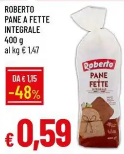 IperFamila Roberto Pane a fette integrale offerta