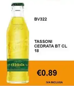 Italy Cash and Carry Tassoni Cedrata offerta