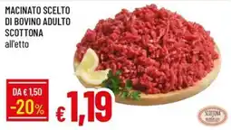IperFamila Macinato scelto di bovino adulto Scottona offerta
