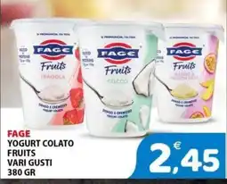 Il Centro Superstore Fage yogurt colato fruits offerta