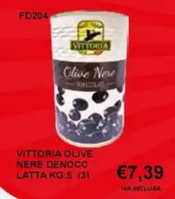 Italy Cash and Carry Vittoria olive nere denocciolate offerta