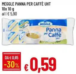 IperFamila Meggle panna per caffè UHT offerta
