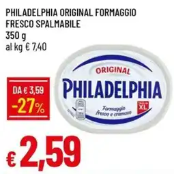 IperFamila Philadelphia formaggio fresco spalmabile offerta
