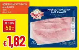 IperFamila Prosciutto cotto Negroni offerta