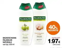 Superconti Bagnoschiuma Palmolive Naturals offerta