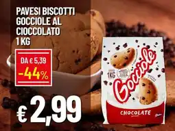 IperFamila Pavesi biscotti goccioline al cioccolato offerta
