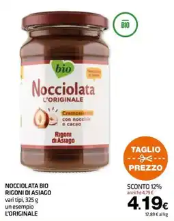 Superconti Nocciolata bio Rigoni di Asiago offerta