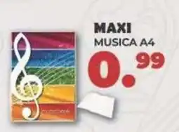 Amashop Maxi musica A4 offerta