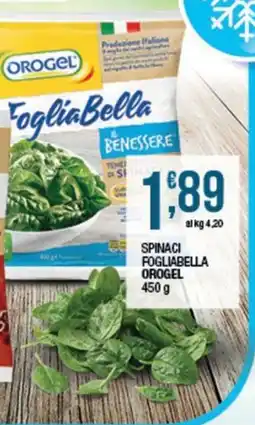 Sidis Spinaci Fogliabella Orogel offerta