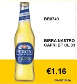 Italy Cash and Carry Birra Nastro Capri offerta