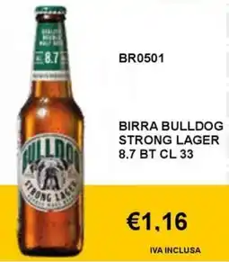 Italy Cash and Carry Birra Bulldog Strong Lager offerta