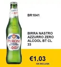 Italy Cash and Carry Peroni Nastro Azzurro Zero Alcool offerta