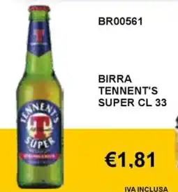 Italy Cash and Carry Birra Tennent's Super offerta