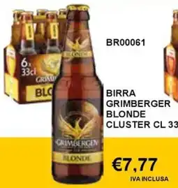 Italy Cash and Carry Birra Grimberger Blonde Cluster offerta