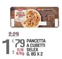 A&O Pancetta a cubetti Selex offerta