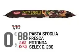 A&O Pasta sfoglia fresca rotonda selex offerta