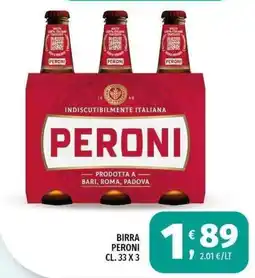 Vivo Supermercati Birra Peroni offerta