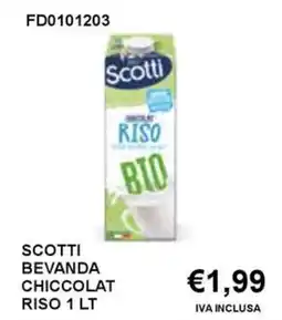 Italy Cash and Carry Scotti bevanda chiccolat riso offerta