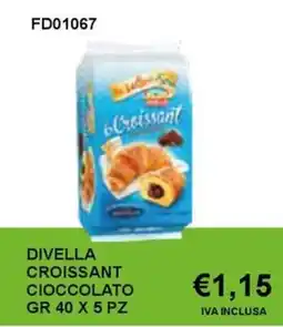 Italy Cash and Carry Divella croissant cioccolato offerta